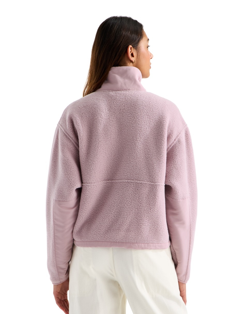 Chamarra Casual No impermeable de Poliéster para mujer 4