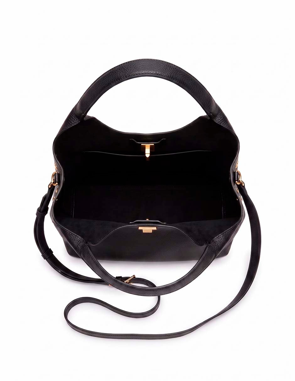Bolsa satchel de piel para mujer 4