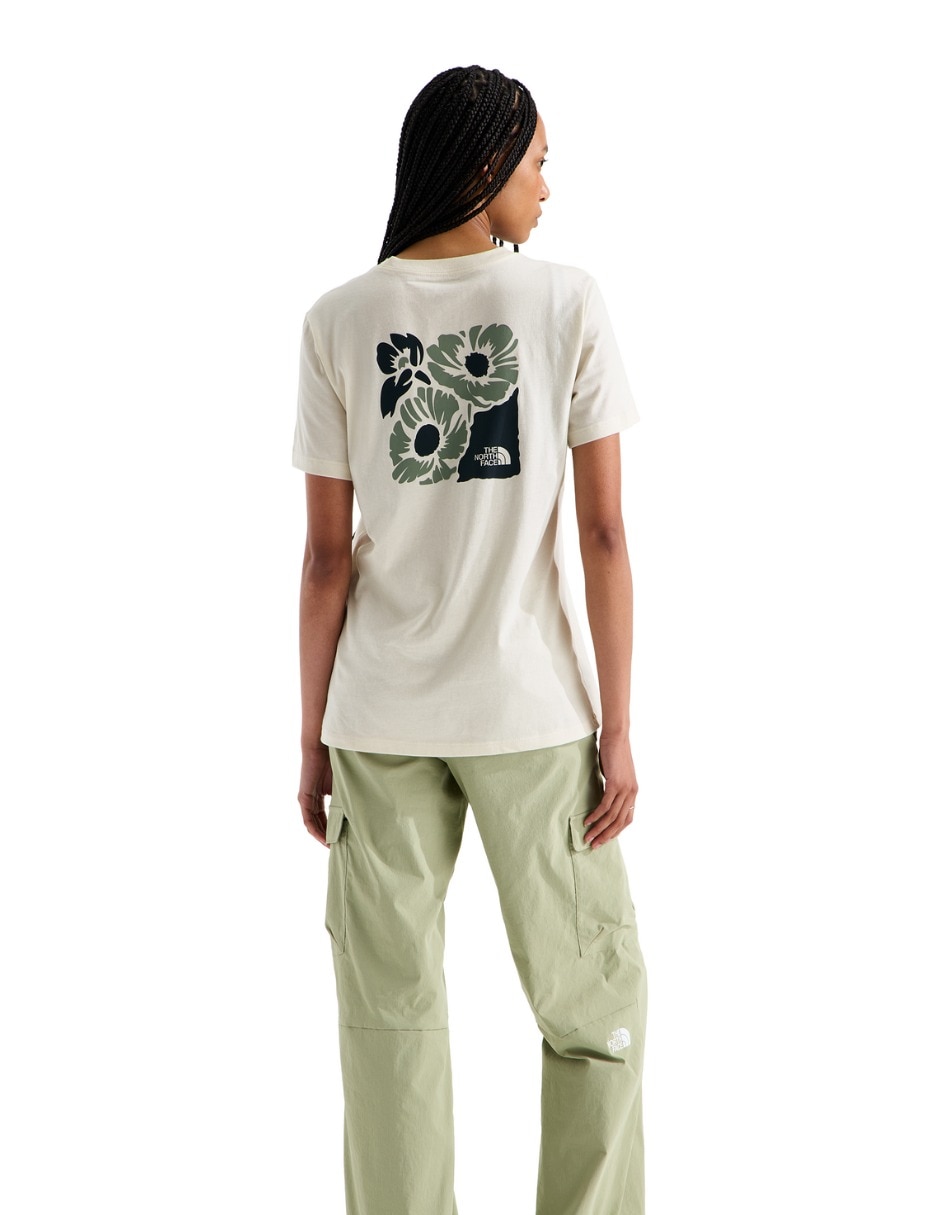 Playera manga corta cuello redondo para mujer 3