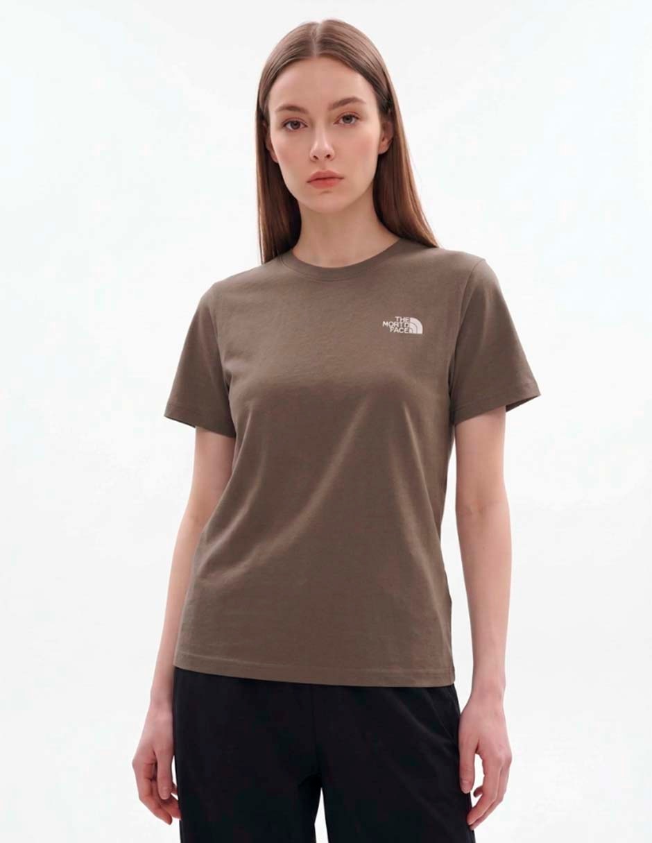 Playera manga corta sibli cuello redondo para mujer