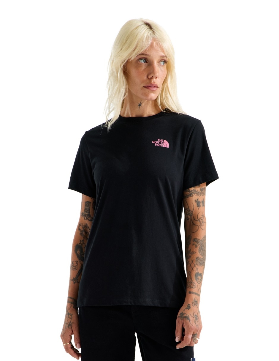 Playera manga corta cuello redondo para mujer Playera manga corta cuello redondo para mujer