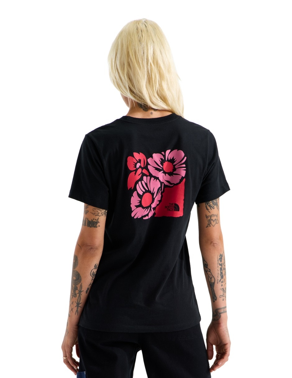 Playera manga corta cuello redondo para mujer 3