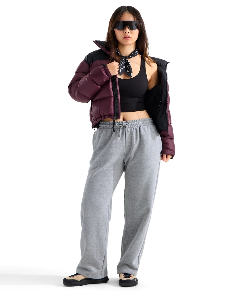 Pants regular con elástico para mujer 2