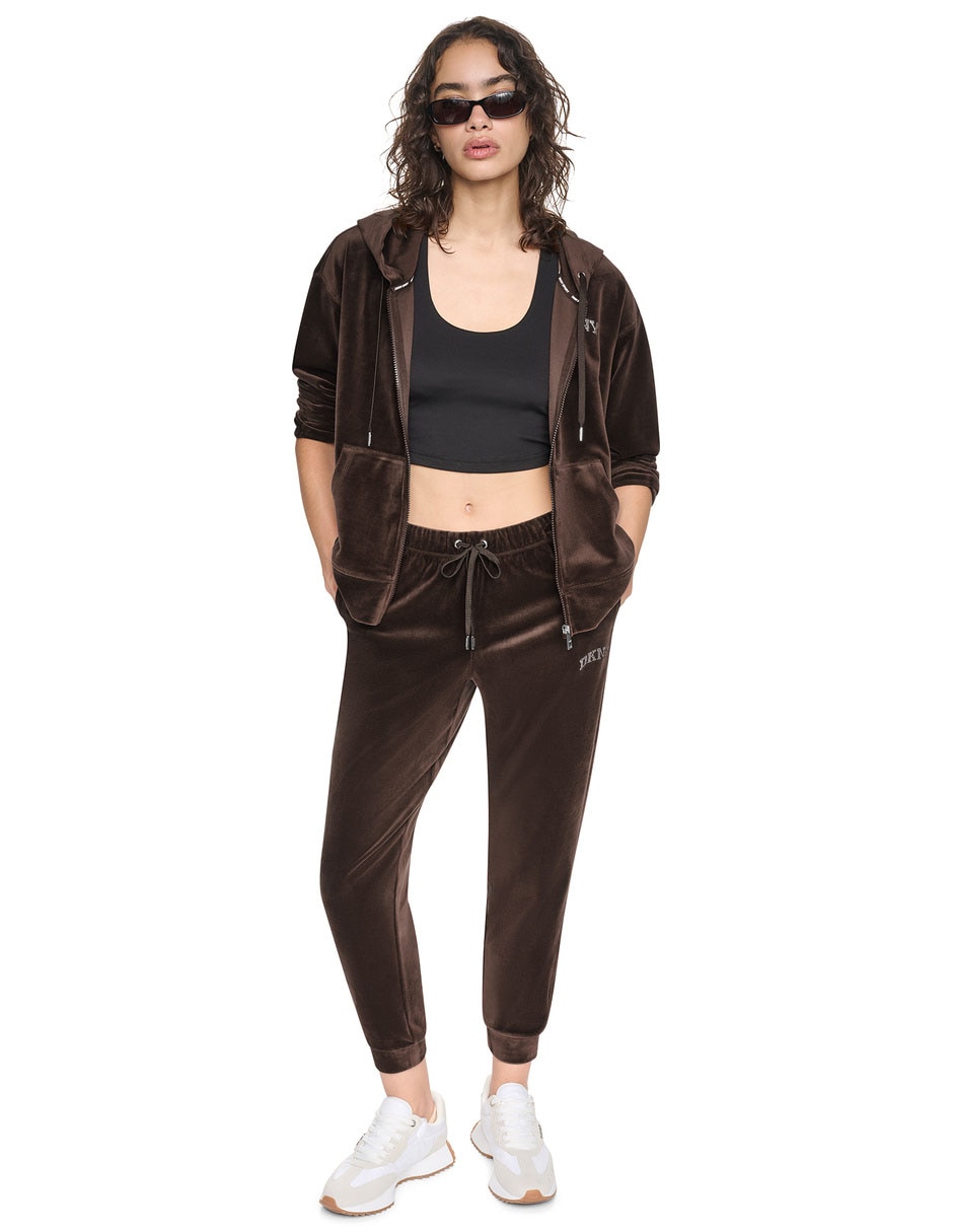 Pants regular con jareta para mujer 2