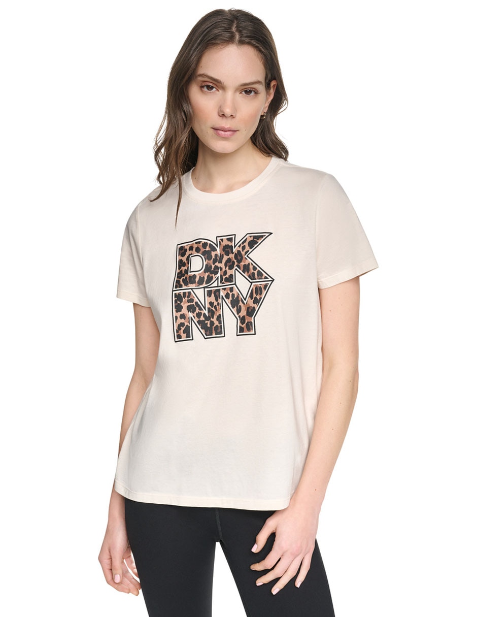 Playera manga corta cuello redondo para mujer Playera manga corta cuello redondo para mujer