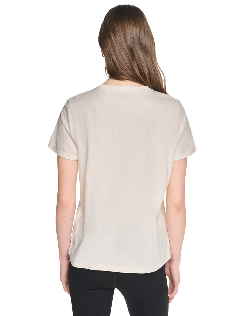 Playera manga corta cuello redondo para mujer 2