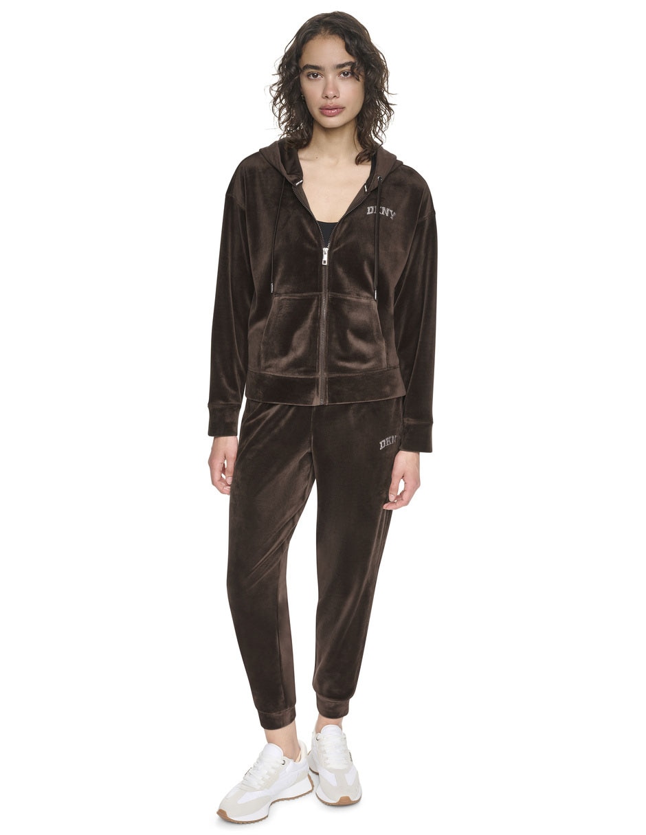 Sudadera con capucha y bolsa para mujer 2