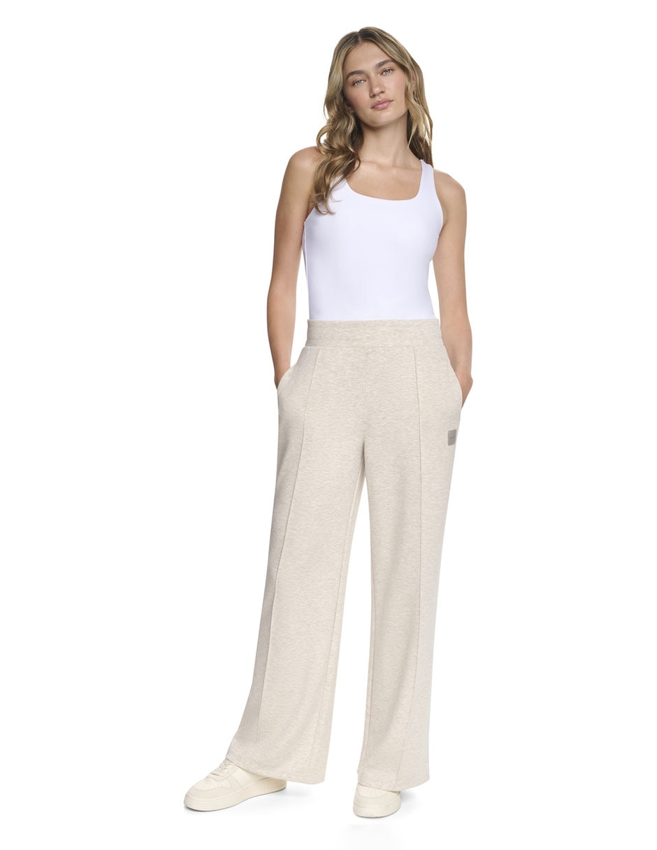 Pants wide leg con elástico para mujer 2