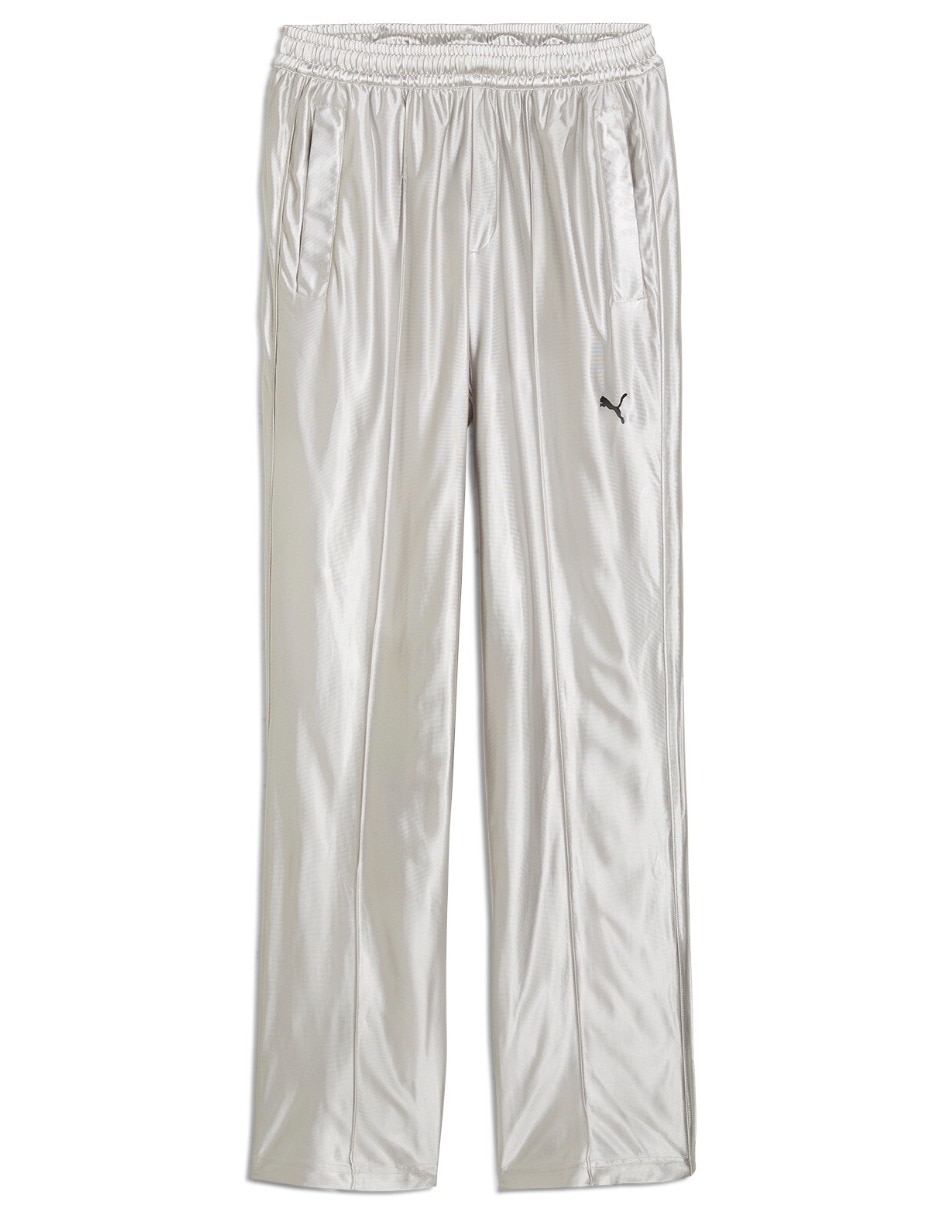 Pants regular T7 Oversized Metal con elástico para mujer 2