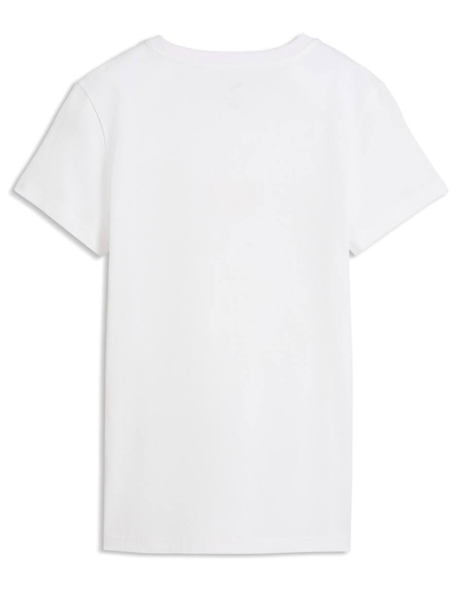 Playera ESS Logo Lab Metallic manga corta para mujer 4