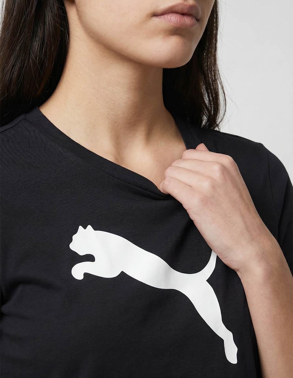 Playera manga corta cuello redondo para mujer 4