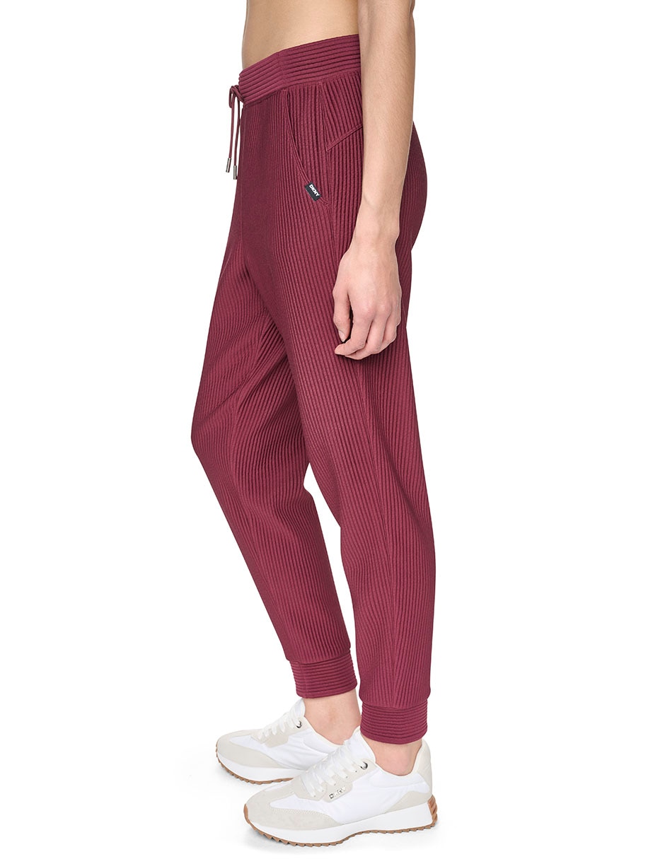 Pants regular con jareta para mujer 2