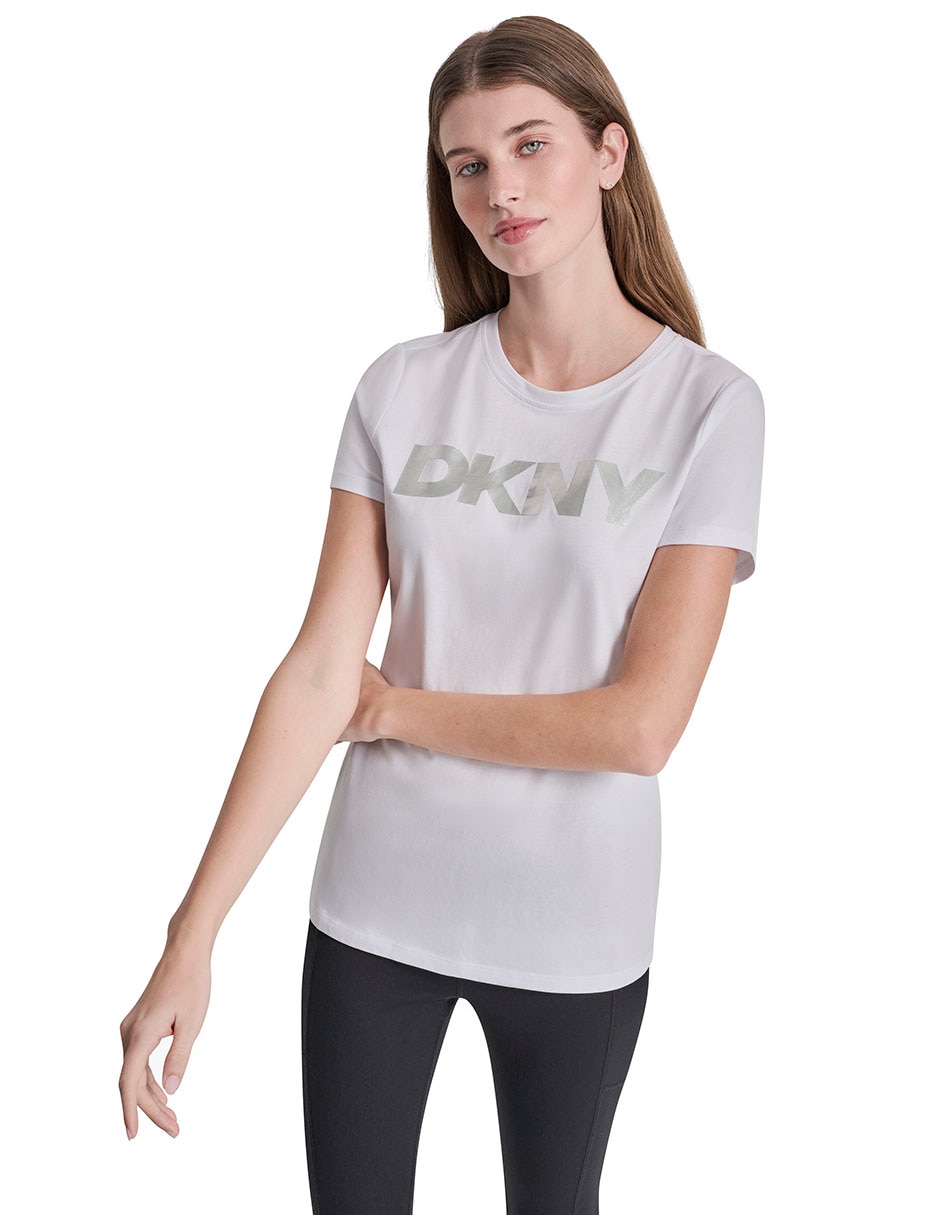 Playera manga corta cuello redondo para mujer 3