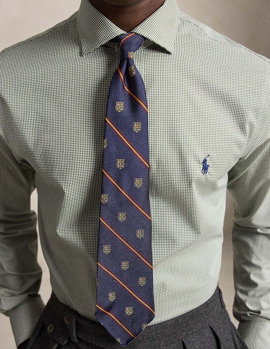 Camisa formal de algodón manga larga para hombre 14