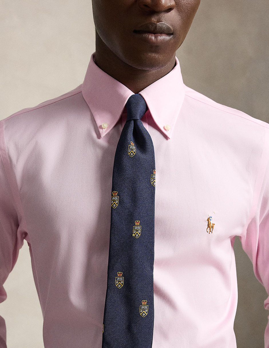 Camisa formal de algodón manga larga para hombre 14