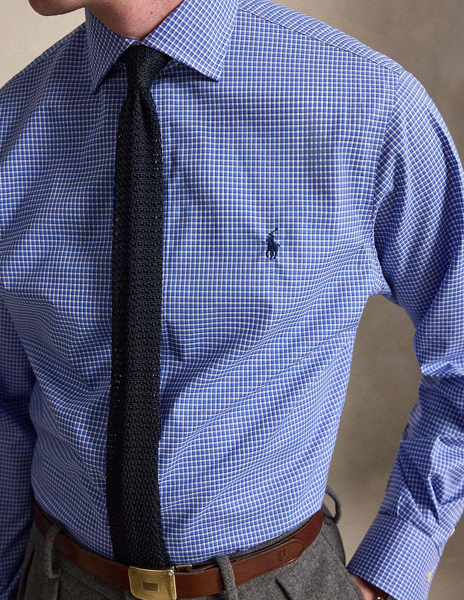 Camisa casual de algodón manga larga para hombre 14