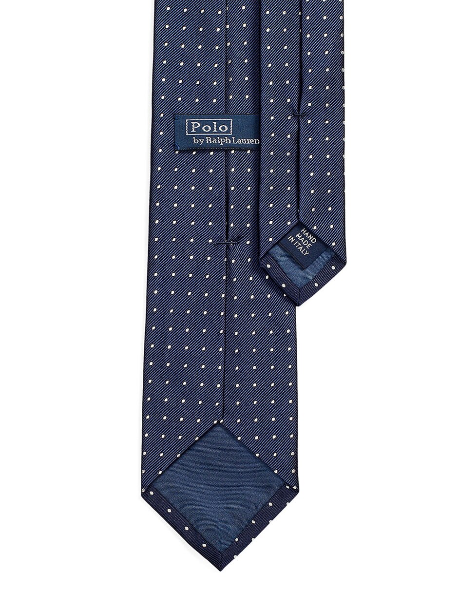 Corbata regular estampado lunares para hombre 3