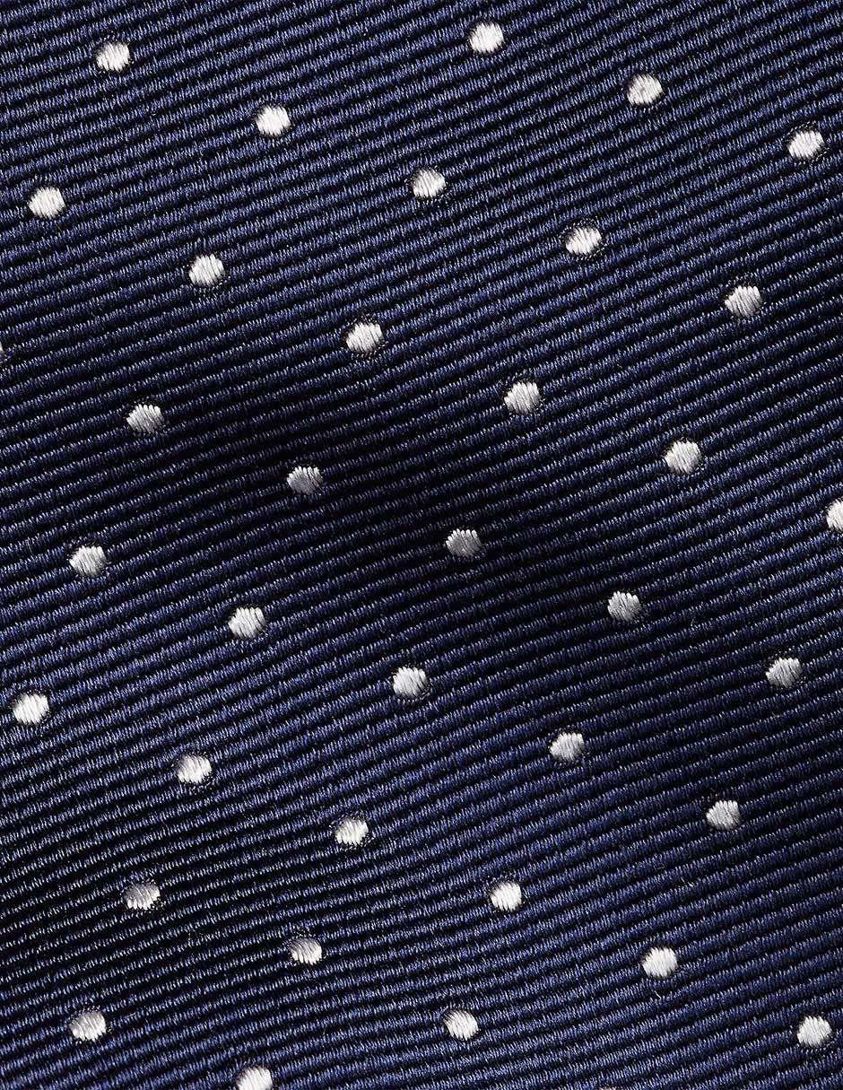 Corbata regular estampado lunares para hombre 2