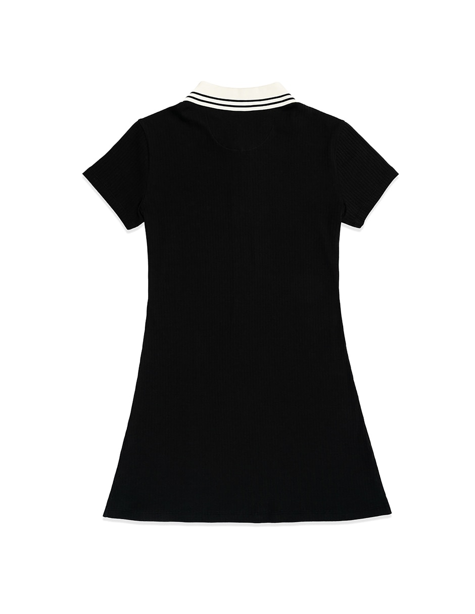 Vestido arriba rodilla casual priscilla collard para mujer 5