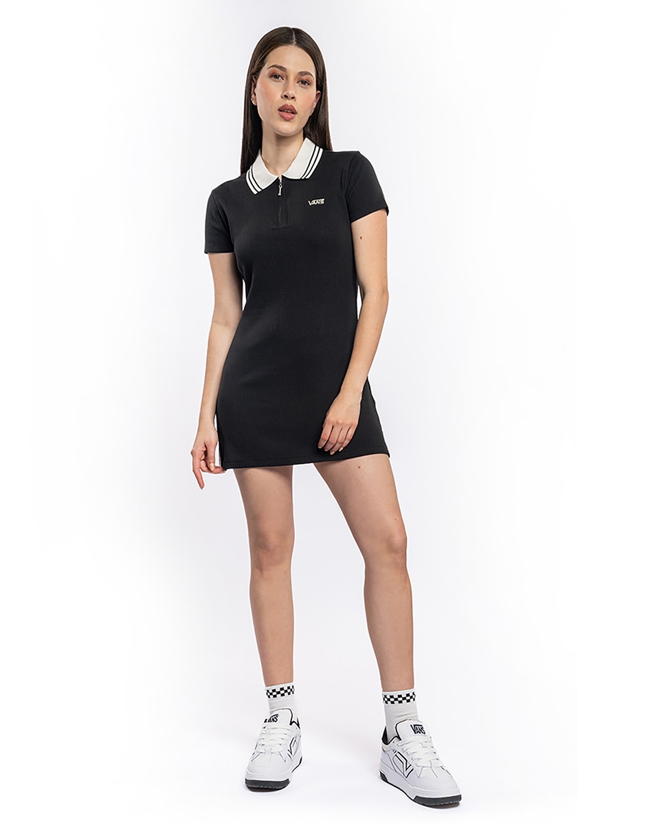 Vestido arriba rodilla casual priscilla collard para mujer 2