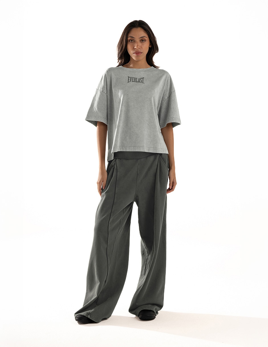 Playera manga corta urban pro cuello redondo para mujer 4
