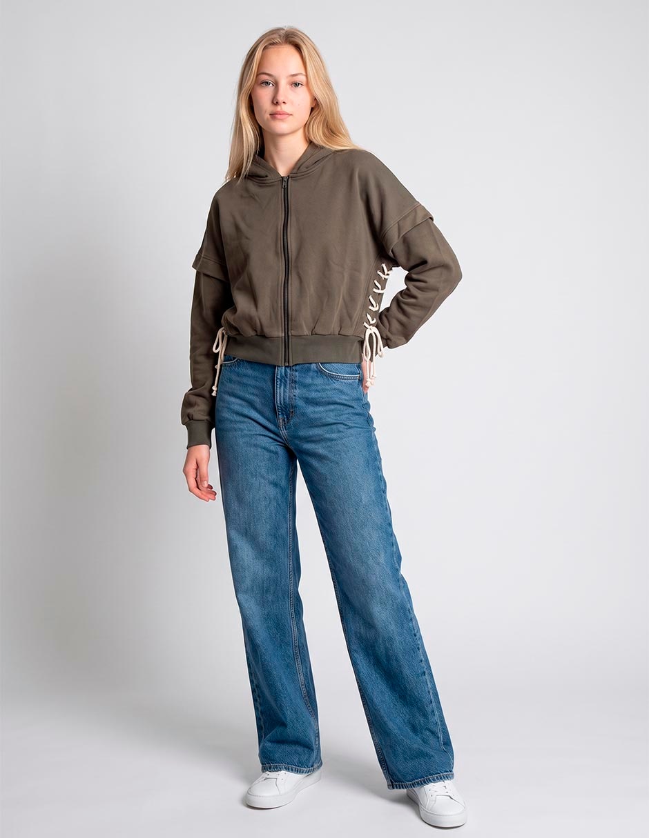 Chamarra casual everlast urban pro impermeable de algodón para mujer