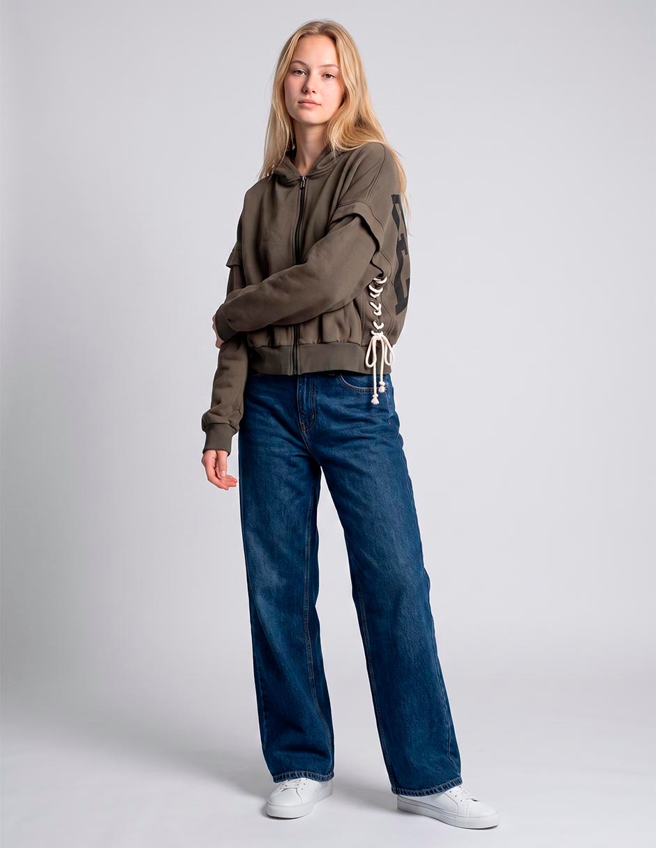 Chamarra casual everlast urban pro impermeable de algodón para mujer