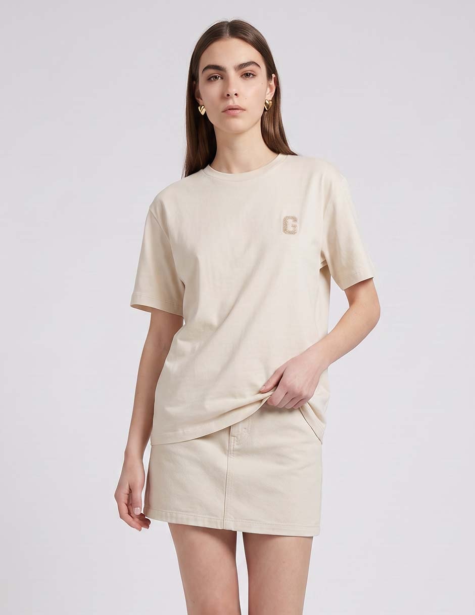manga Corta SM26 cuello Redondo para mujer