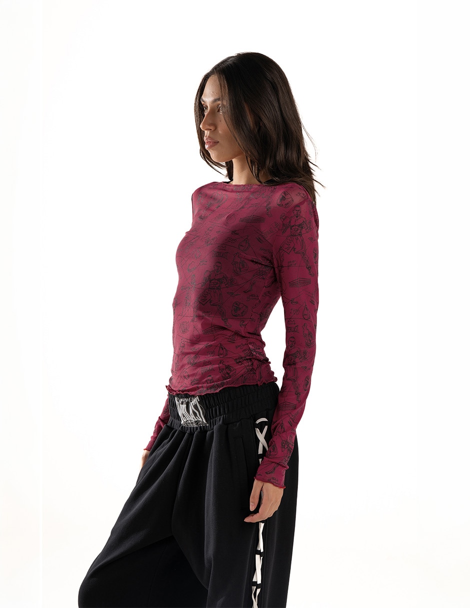 Playera manga corta urban pro cuello redondo para mujer 3