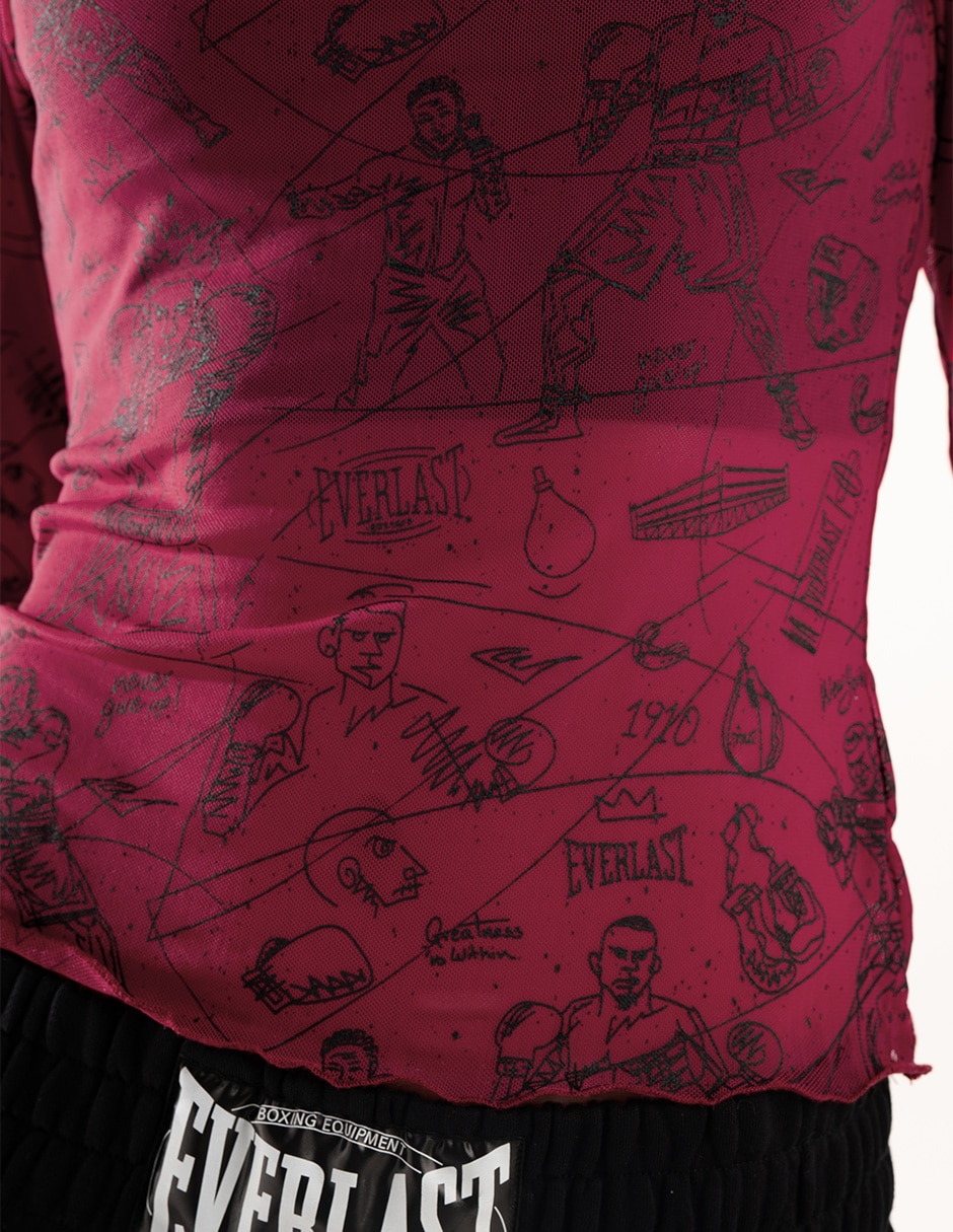 Playera manga corta urban pro cuello redondo para mujer 5