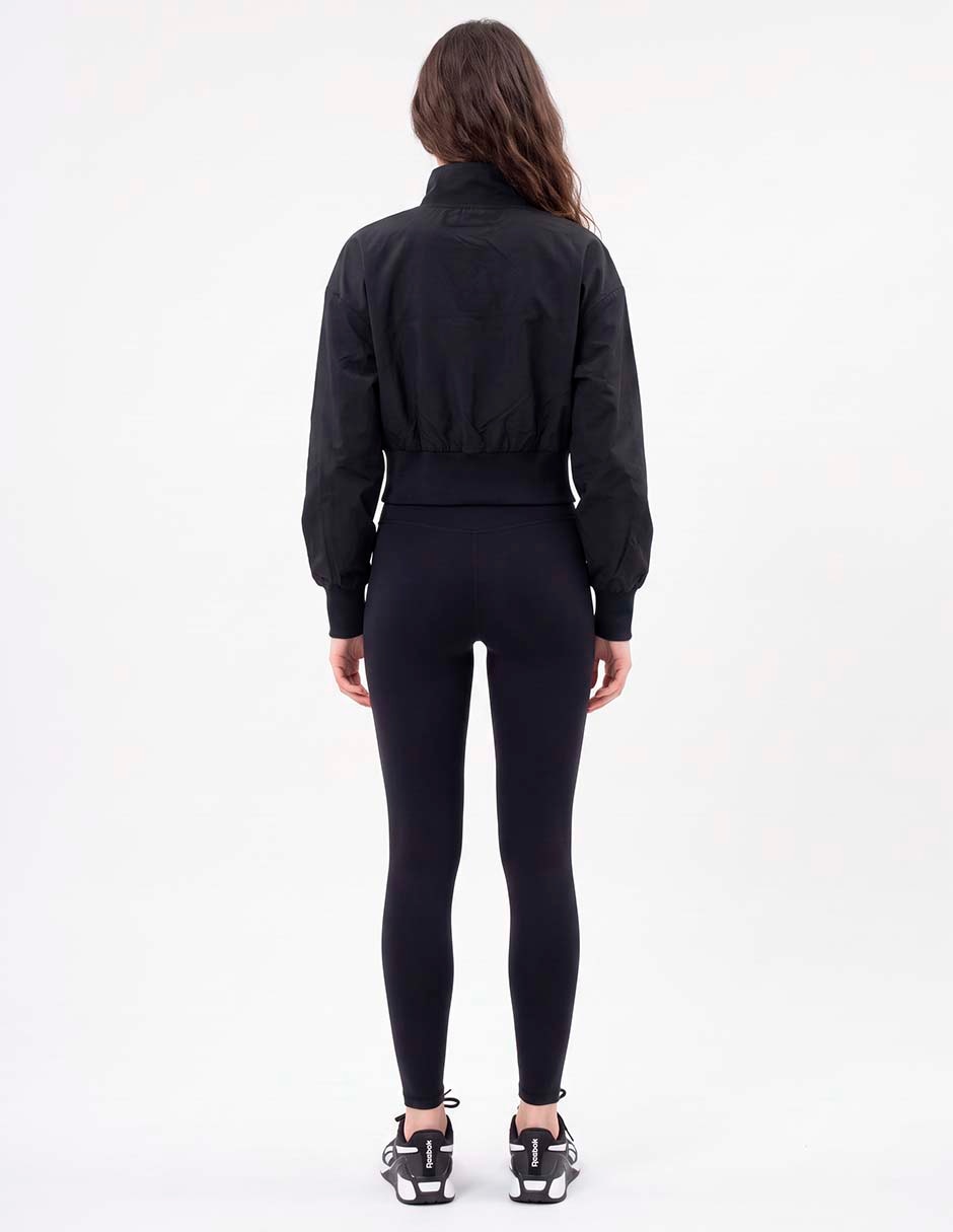 Chamarra deportiva id metallic print track para mujer 4