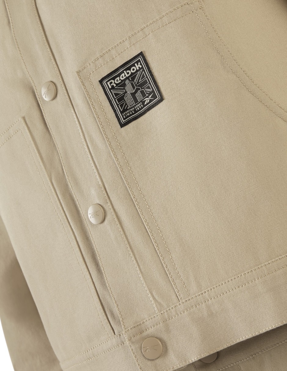 Chamarra Workwear Cropped Canvas para mujer 3