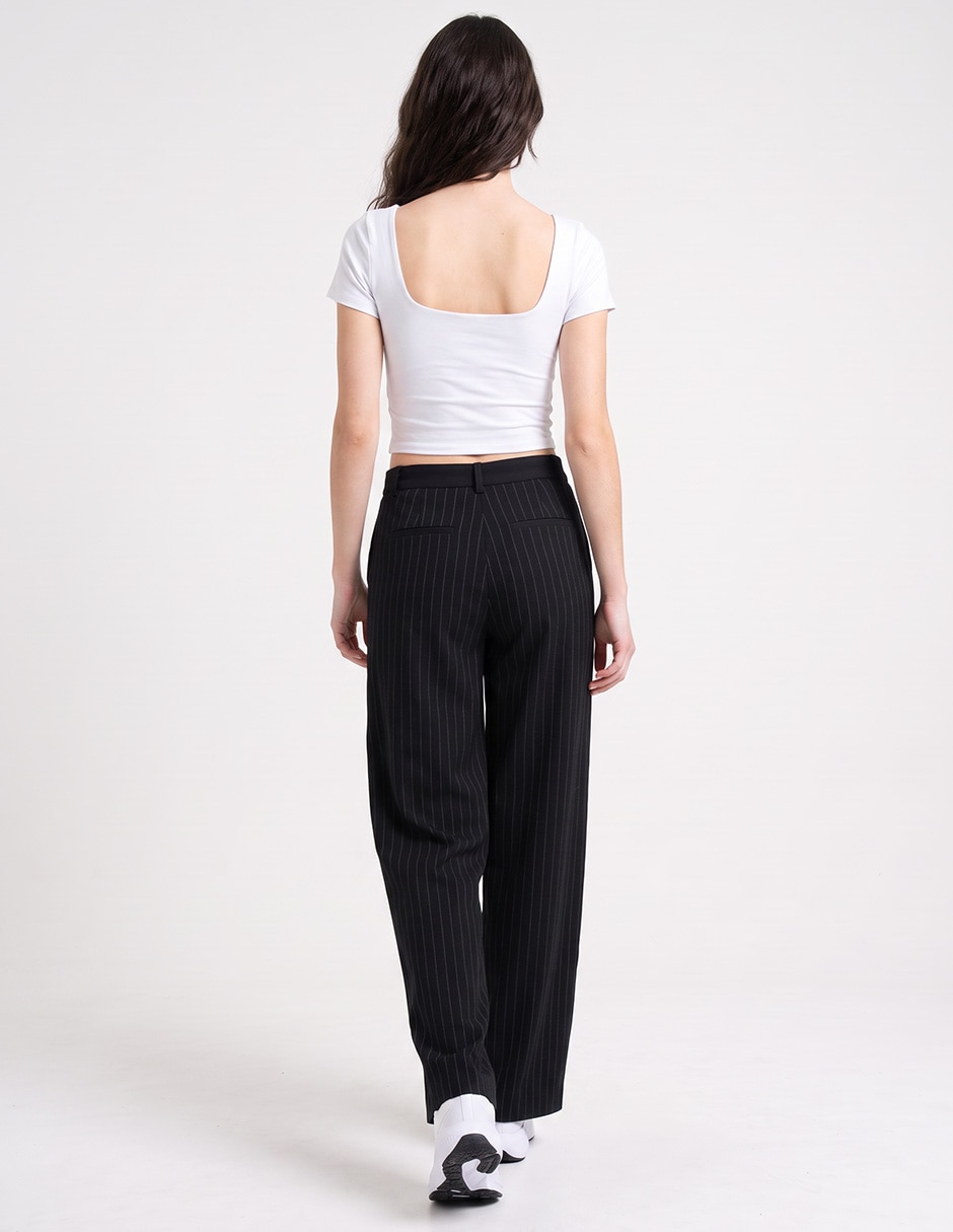 Pants amplio con jareta para mujer 2