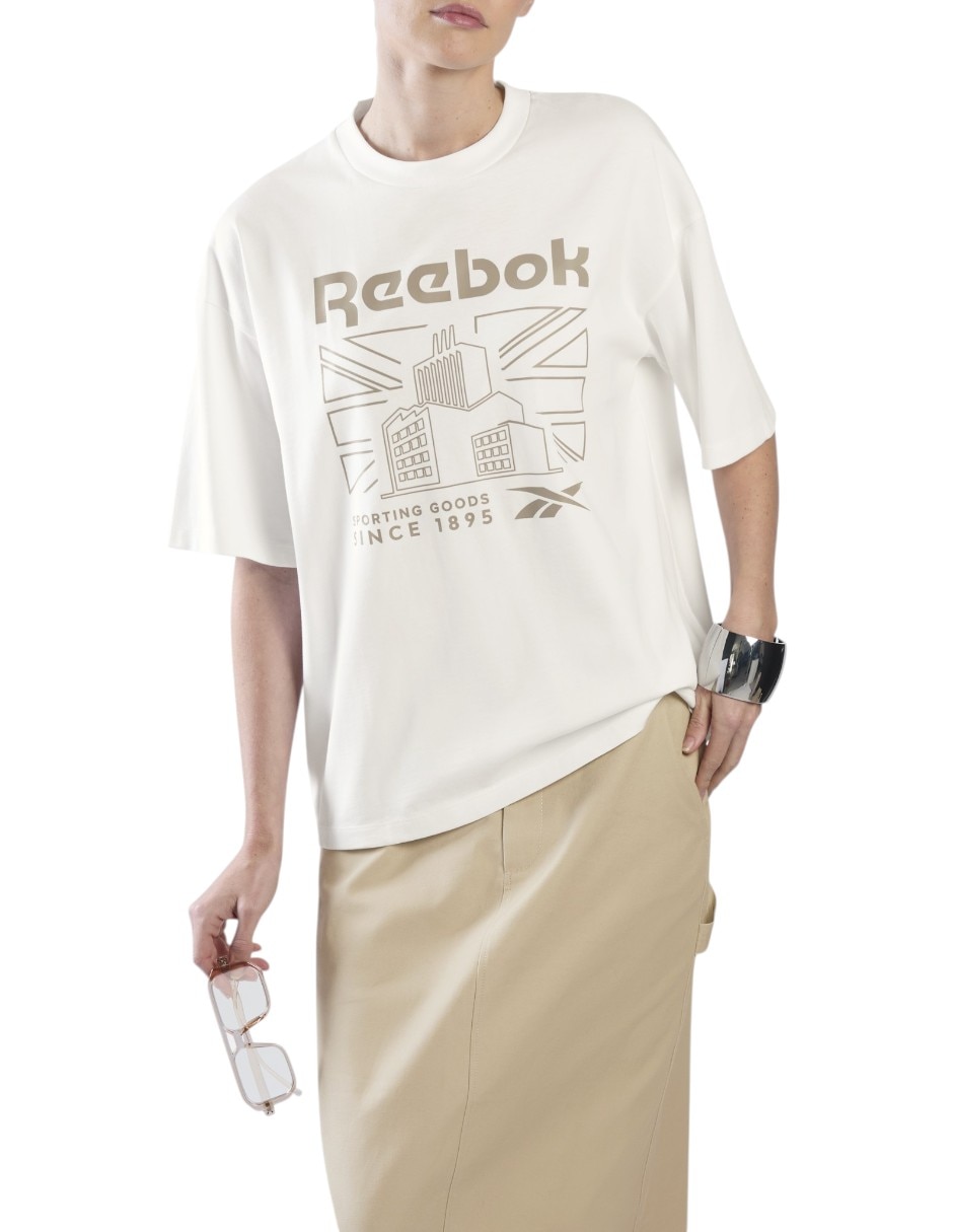 Playera manga corta Workwear Boxy T-Shirt cuello redondo mujer Playera manga corta Workwear Boxy T-Shirt cuello redondo mujer
