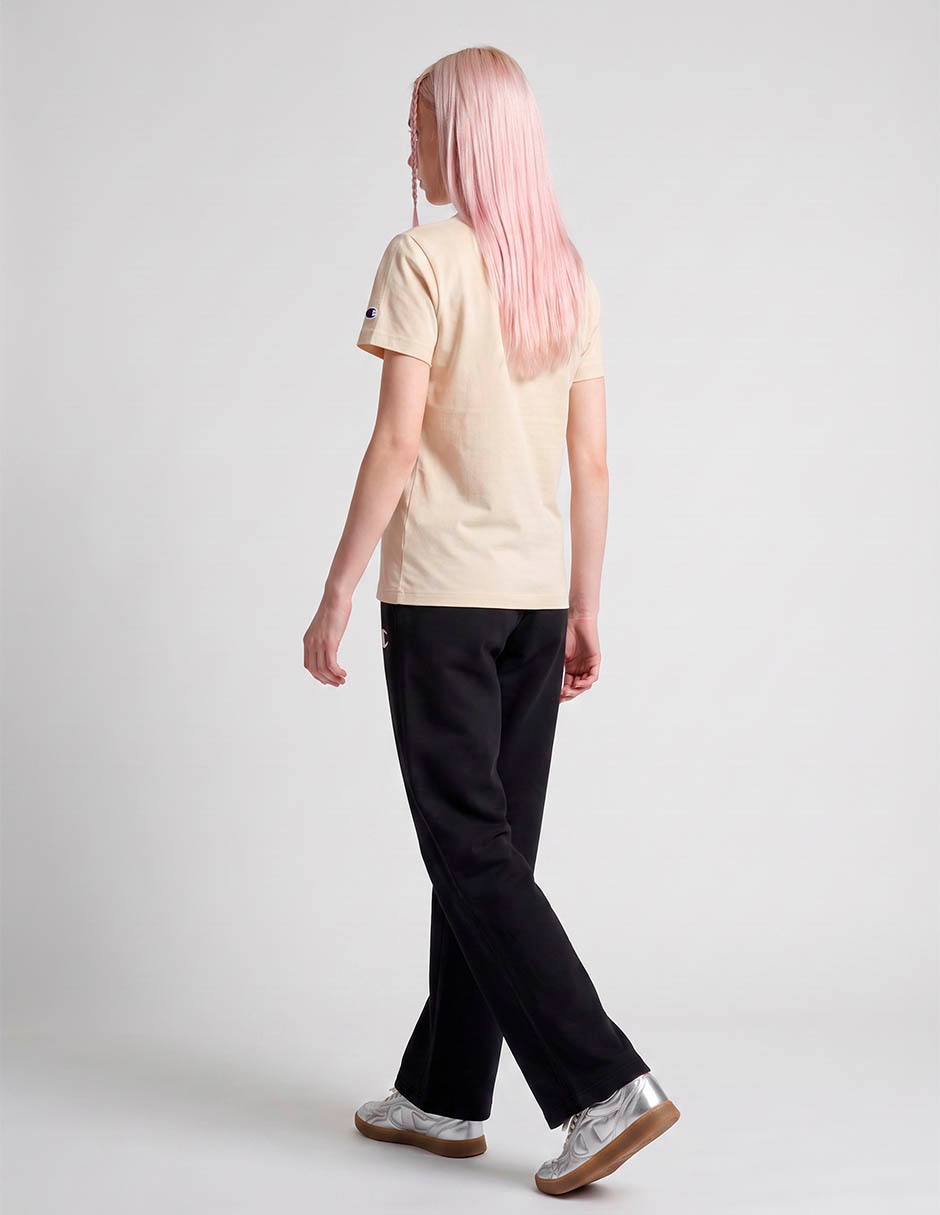 Playera manga corta cuello redondo para mujer 4