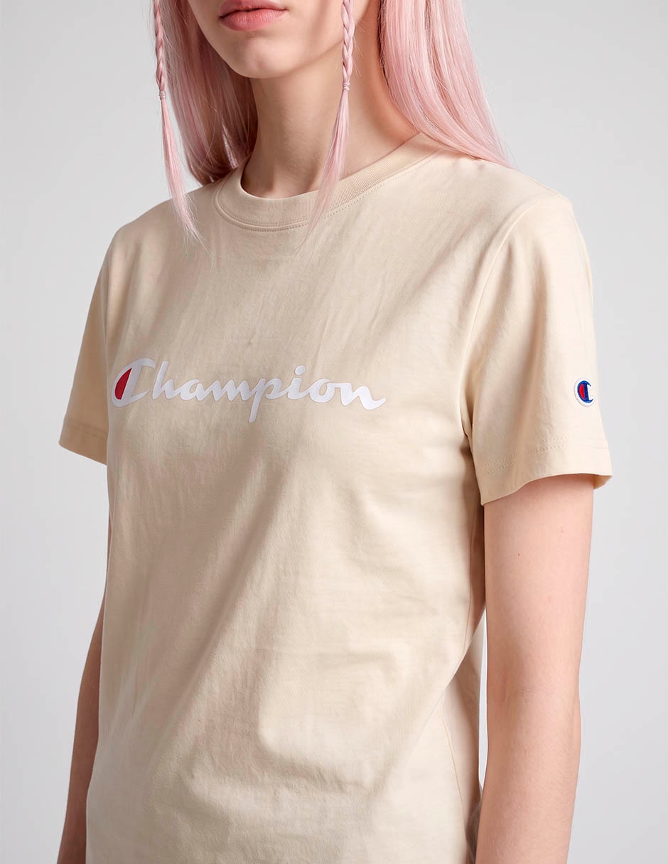 Playera manga corta cuello redondo para mujer 2