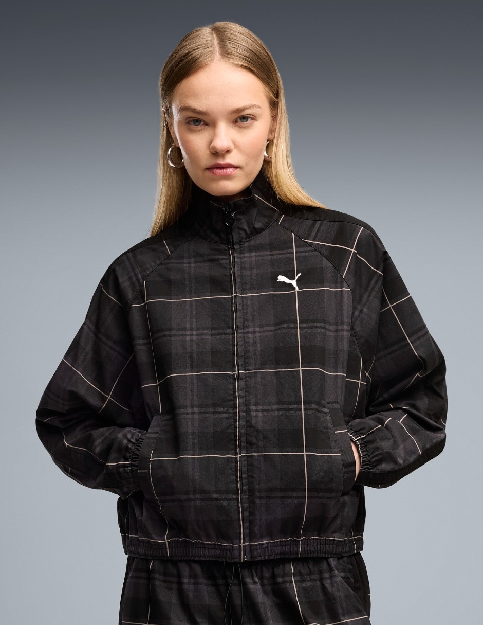 Chamarra T7 Relaxed Tartan Wo para mujer Chamarra T7 Relaxed Tartan Wo para mujer
