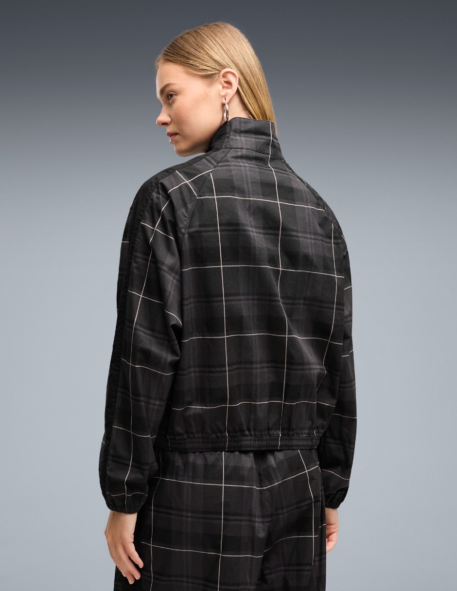 Chamarra T7 Relaxed Tartan Wo para mujer 4