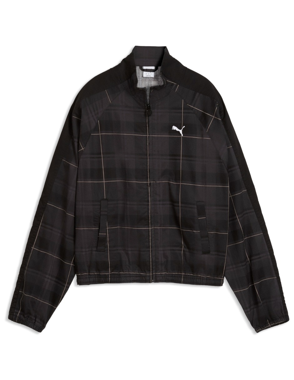 Chamarra T7 Relaxed Tartan Wo para mujer 5