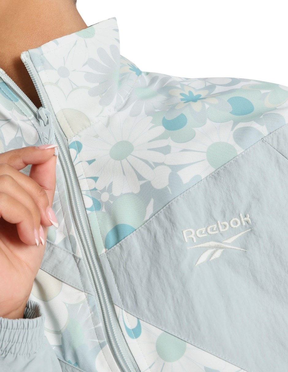 Chamarra Vector Floral Wm Track Top para mujer 2