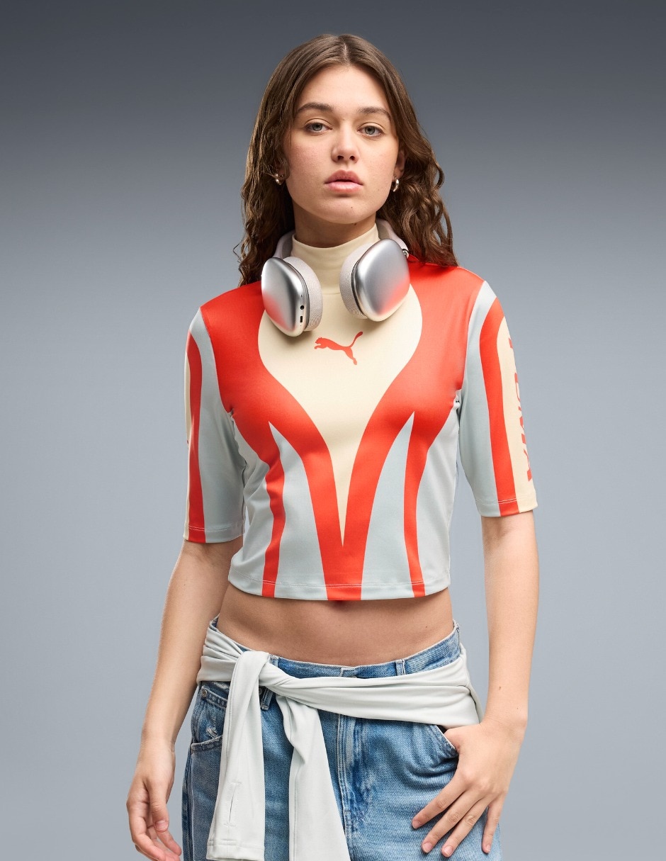 Playera manga corta Futurearchive cuello redondo mujer Playera manga corta Futurearchive cuello redondo mujer