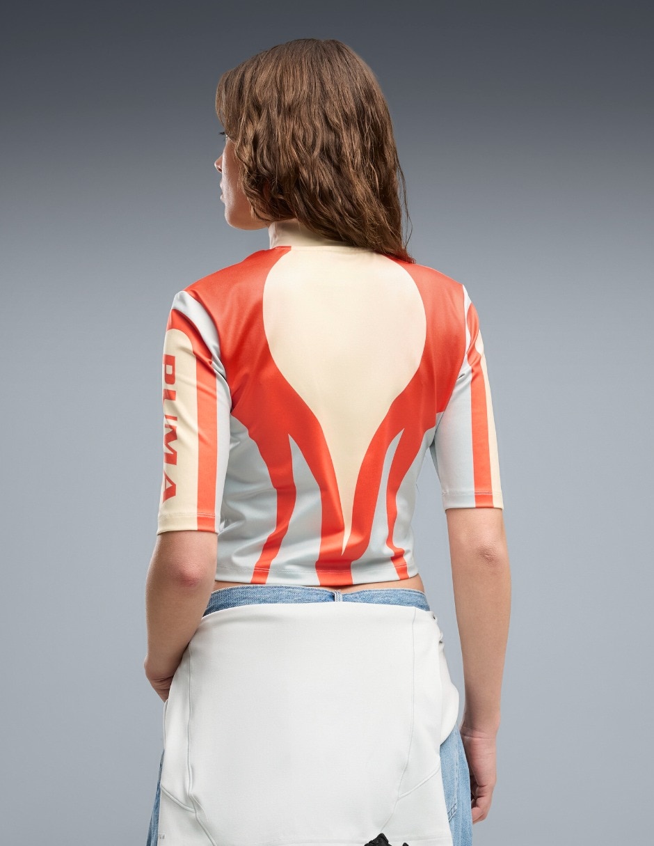 Playera manga corta Futurearchive cuello redondo mujer 5
