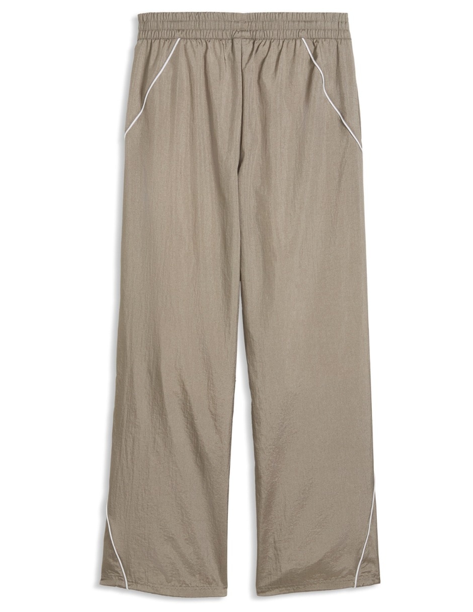 Pants regular con elástico para mujer