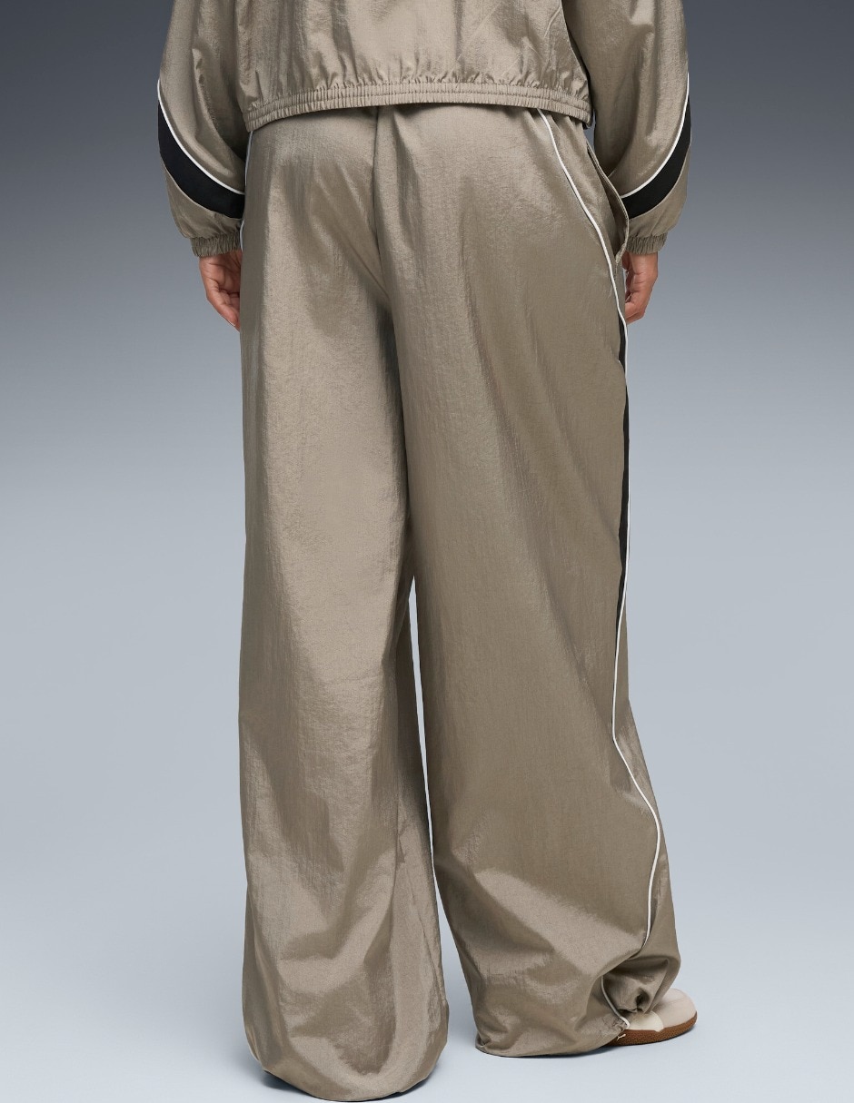 Pants regular con elástico para mujer