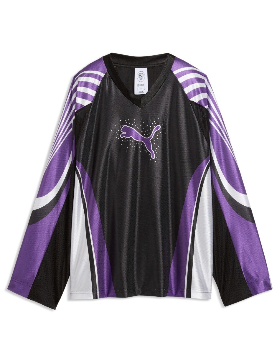 Playera manga corta Street Glam Oversize cuello redondo mujer 4