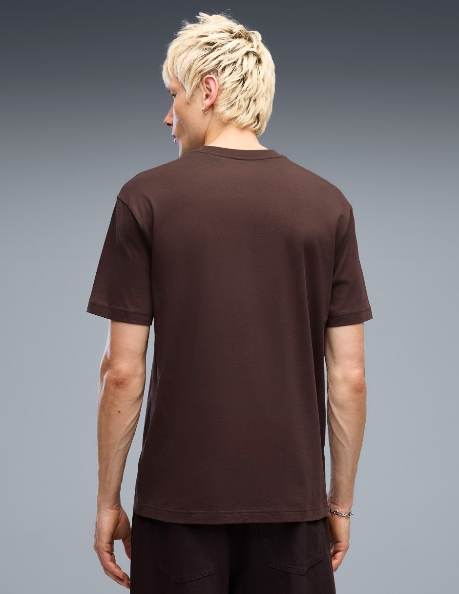 Playera manga corta Graphics Relaxed Exe cuello redondo para mujer 2