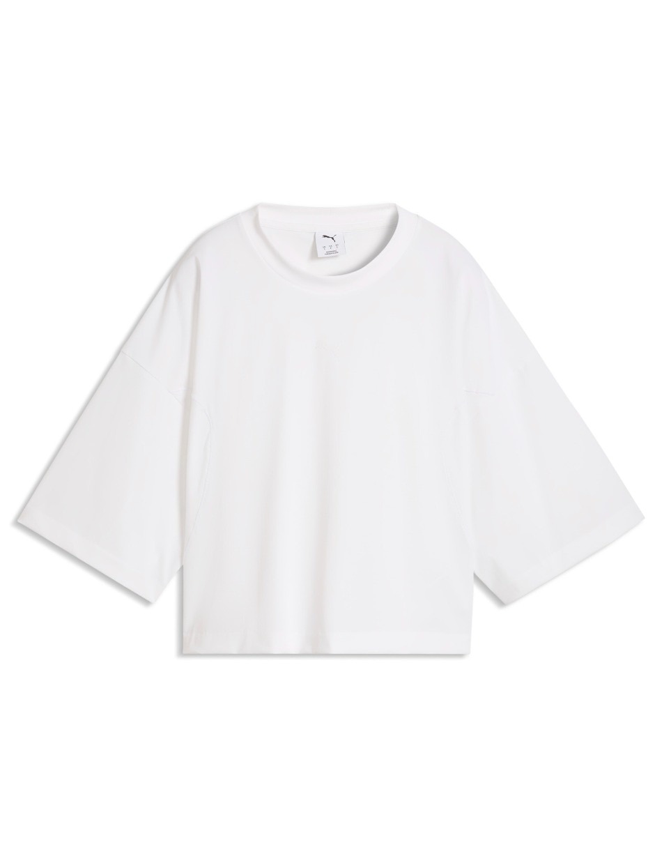 Playera manga corta Puma Pumatech Sense Overs cuello redondo para mujer