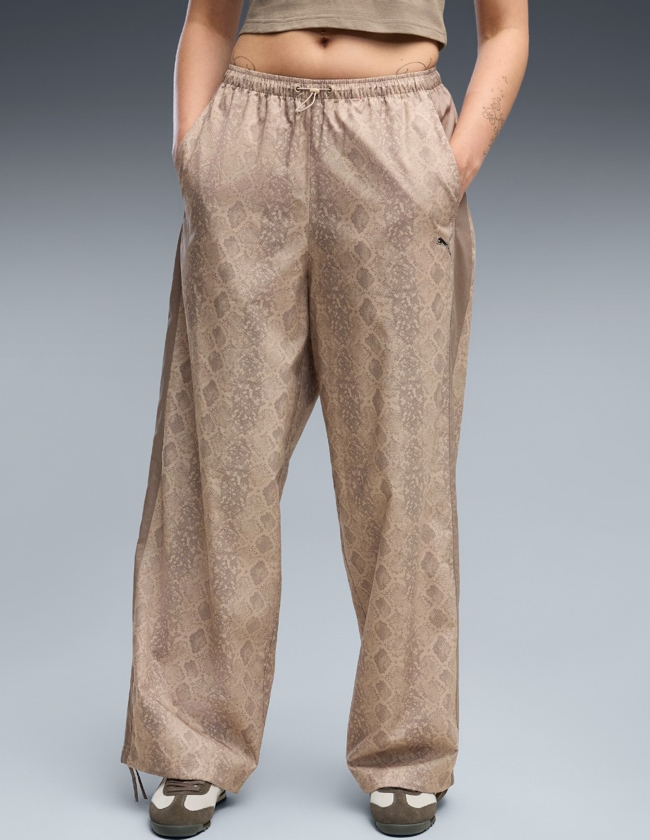 Pants regular con elástico para mujer Pants regular con elástico para mujer