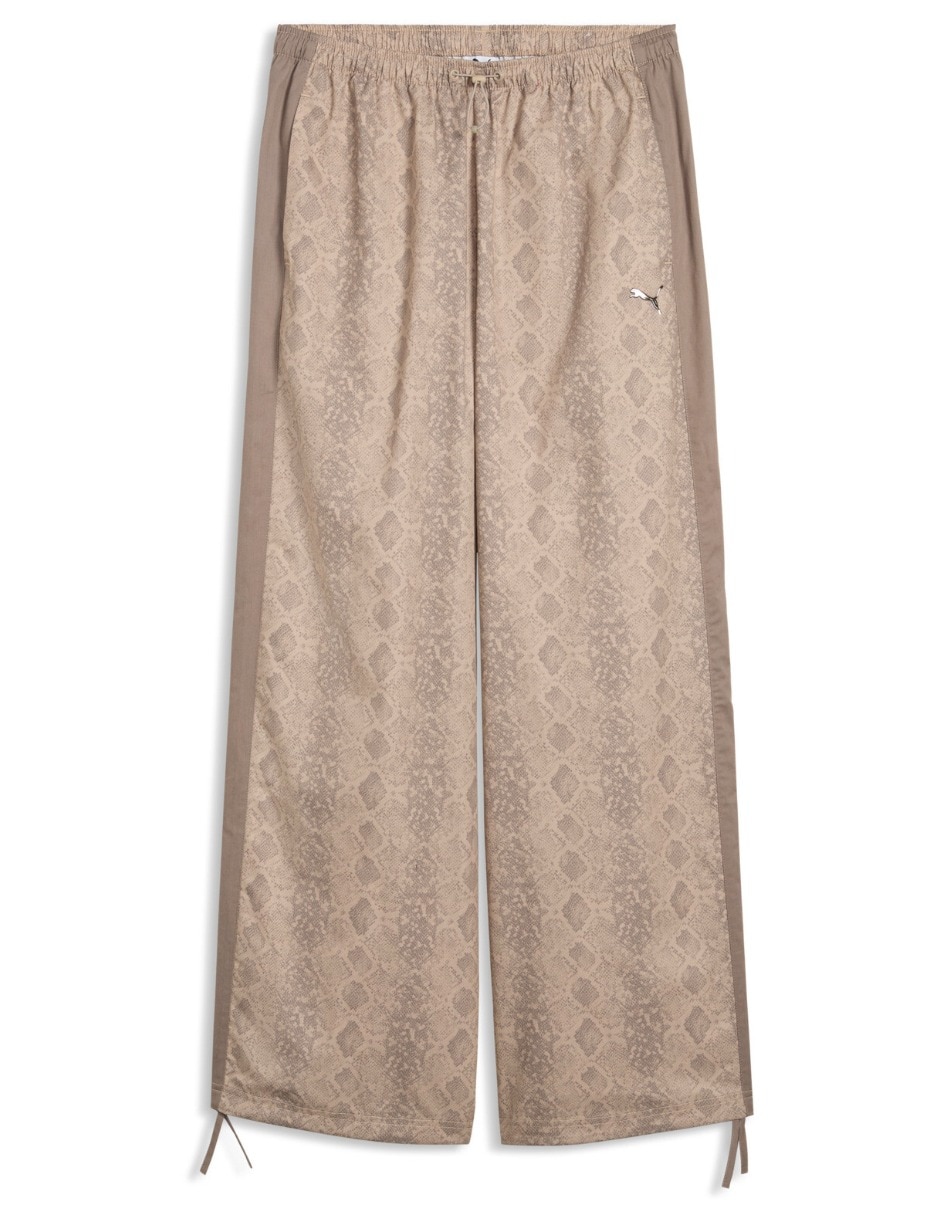 Pants regular con elástico para mujer 2