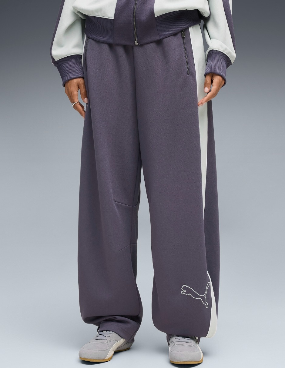 Pants regular con elástico para mujer